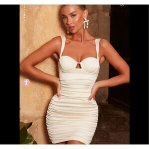 Oh Polly Ruched Corset Mini Dress UK 6/US 2
